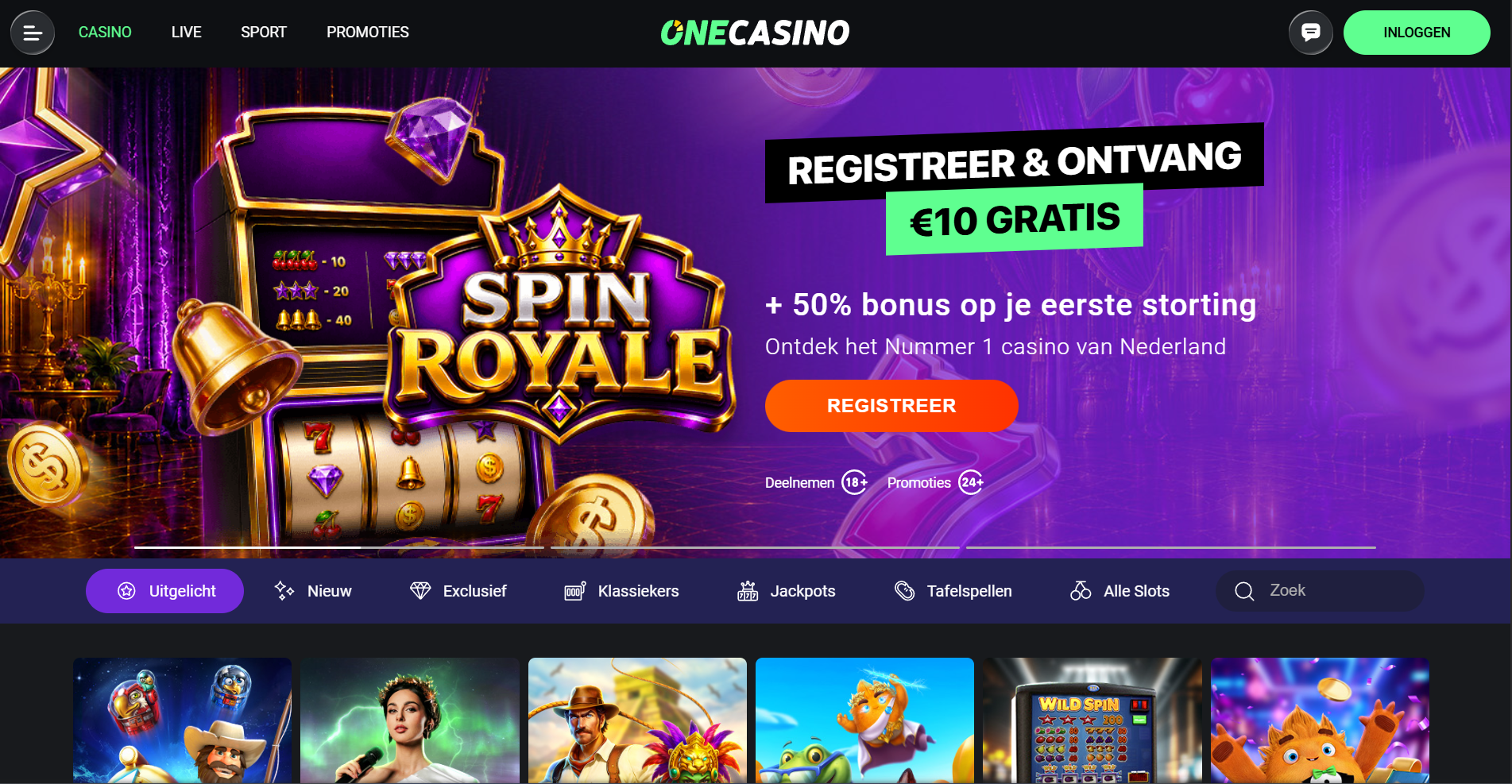 One Casino NL review
