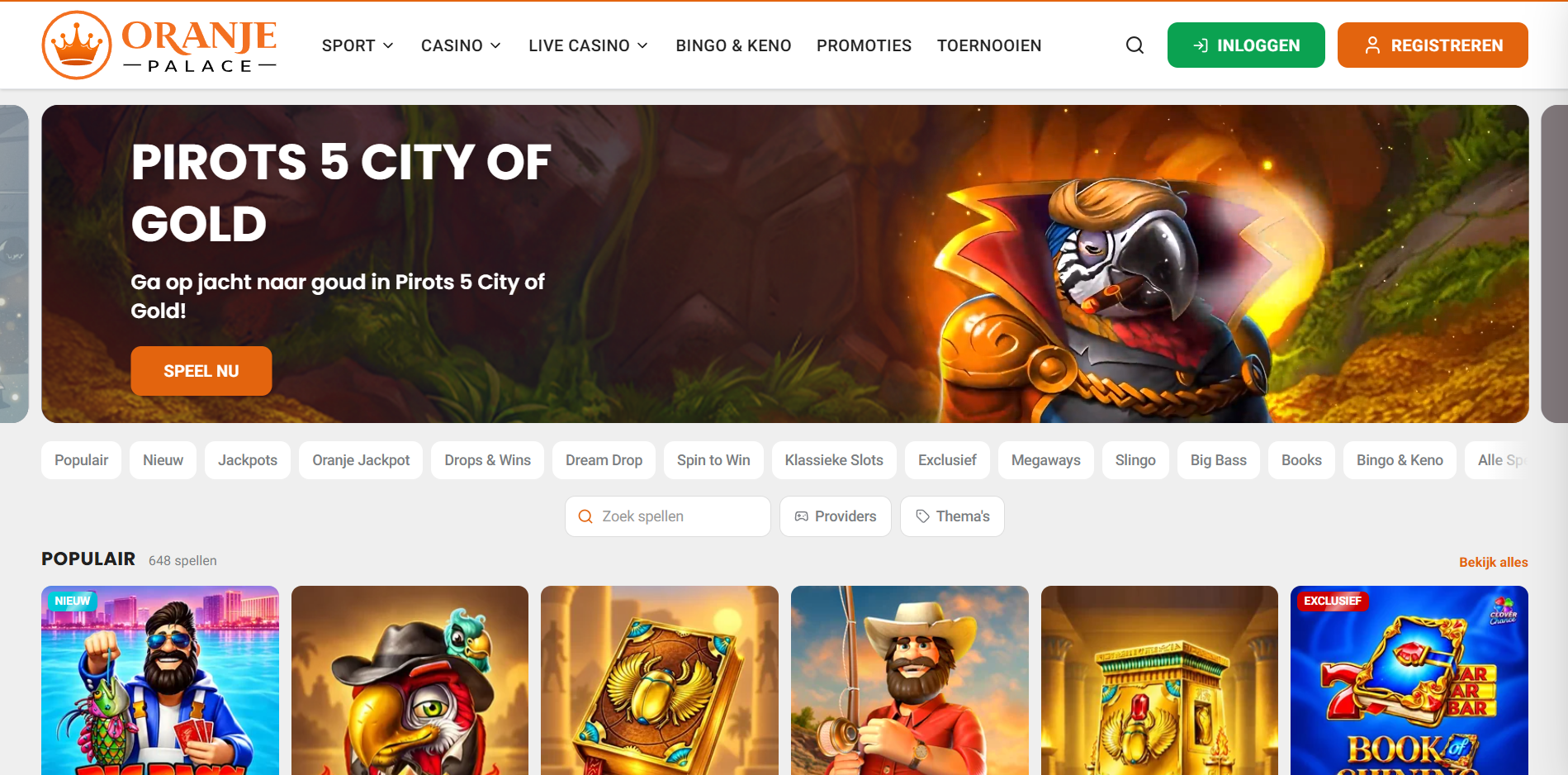 Oranje Palace Casino Nederland review